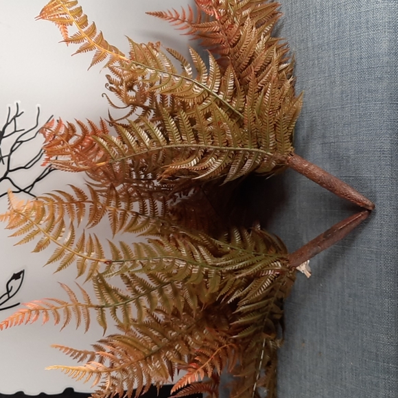 Artificial Fern Bush Silk Flower Arrangement Accent Realistic Fall Autumn - Picture 4 of 5